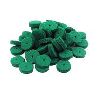 Milisten 90 Piezas Lavadora de teclado de piano accesorios para pianos arandela de piano de fieltro lavadora de pianos repuestos para piano Verde