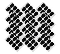 Milisten 96piezas Parches Adhesivos para Boquilla de Saxofón Almohadillas Protectoras de Goma Finas para Mantenimiento de Instrumentos Musicales y Práctica Diaria