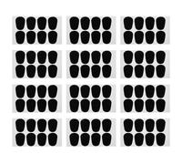 Milisten 96piezas Pasta de Dientes para Saxofón y Clarinete Almohadillas Protectoras Autoadhesivas Finas Juego de Parches para Boquilla de Saxofón