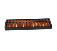 Milisten ábaco matemático ábaco de Contabilidad de los Estudiantes aprendiendo ábaco para cálculo Ábaco portátil ábaco Chino Vintage Abaco de calculo practico plastico abs Marrón