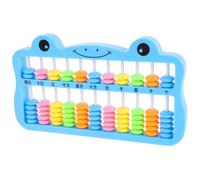 Milisten ábaco para matemáticas ábaco Juguete aritmético Abaco Chino ábaco de matemáticas Dispositivo matemático ábaco de Madera pequeño ábaco el plastico Azul