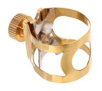 Milisten Abrazadera de Latón Dorado para Saxofón Alto Sujeción Fiable y Estabilizador, Accesorio Profesional para Partes de Saxofón en Instrumentos Musicales