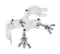 Milisten Abrazadera Doble de Aleación para Tubos Redondos Clip de Luz para y Montaje Seguro Soporte Truss Estable y Versátil para Iluminación Profesional