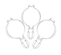 Milisten Abrazaderas de Alambre de Acero Inoxidable para Sellar Tarros de Cristal 93mm 3 Unidades, Cierres Metálicos para Frascos de Conserva, Fijación Segura para Almacenamiento en Cocina