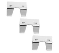 Milisten Abrazaderas para Cuerda Dobles De Hierro Niquelado para Cuerdas De 14 a 16 Mm, Tensores Robustos para Uso Náutico, Exterior, Correas para Mascotas y Escalada, Paquete De 3 Piezas