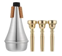MILISTEN Accesorios Ar 1 establecimiento de la boquilla de metal de la trompeta de reemplazo de la trompeta de la trompeta suministro mudo Accesorios Electrónicos