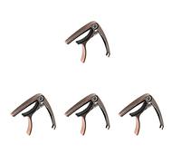 MILISTEN Accesorios Cubiertos 4 Pack Professional Tuning Clip Guitar Tuning Accessory Capo Capo Clamp Part Metal Capo Electric Accesorio De Púas De Guitarra Para Guitarra Acústica