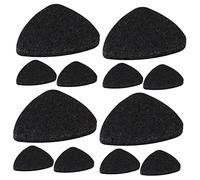 Milisten Accesorios De Guitarra 12 Uds De Púas De Fieltro De Lana Púas De Guitarra Eléctrica Púas De Mandolina Suministros Para Práctica De Guitarra Fieltro De Lana Pinzas De Madera Negras