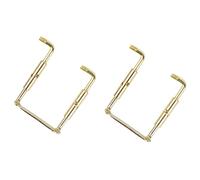 MILISTEN Accesorios Para 2 Unids Violín Barbilla REST Tornillos de Sujeción Violín Tornillos Chinrest Tornillos Metal Violín Chino Tornillos Pinzas de Violín Golden Un Accesorios
