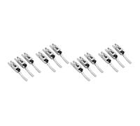 MILISTEN Accesorios Para Guitarra Electrica 12 PCS Guitar Guitar Piezas de Guitarra Eléctrica Accesorios Puente de Doble Bloqueo de Puente de Guitarra Cadena Saddles Tremolo Bridge Saddles