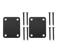 MILISTEN Accesorios para Guitarra Electrica 2 Sets Electric Guitar Neck Plate Replacement Electric Guitar Replacement Parts Metal Guitar Neck Plate Guitar Neck Plate Accesorios De Bajo