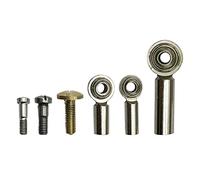 MILISTEN Accesorios Para Instrumentos 1set Trumpet Finger Button Tornillos Profesionales Reemplazos de piezas de instrumentos musicales Kit De Llave De Válvula De Drenaje