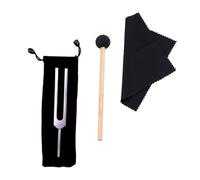 Milisten Afinador De Aluminio Diapasón Para Guitarra Instrumento De Prueba Afinador Con Martillo Del Estrés Diapasón Para Chakras