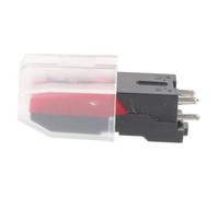 Milisten Aguja de Repuesto para Tocadiscos Instalación Fácil y Tono Puro, Compatible Fonógrafo y Reproductor de Vinilos, Material Abs y Aluminio