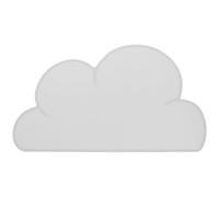 Milisten Alfombrilla Antideslizante de Silicona para Mascotas, Mantel Individual en Forma de Nube, Tapete para Cuenco de Gato y Perro, Accesorio Práctico para Alimentación, Color Gris