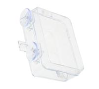 Milisten Alimentador De Reptiles Ventosa Cuenco para y Tazón para Agua y Comida Accesorio para Terrarios De Reptiles Diseño Antiescape Material Resistente y Color Transparente