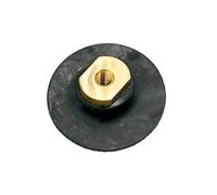 Milisten Almohadilla de Pulido Flexible de Goma Negra para Amoladora, Disco Pulidor de 3 Pulgadas para Granito y Mármol Acabado Espejo en Seco y Húmedo