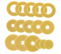 Milisten Almohadillas Para Flauta De Fieltro Tipo Agujero Abierto Compatible Con Flautas De Repuestos Para Mantenimiento y Accesorios De Llaves