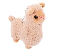 Milisten Alpaca De Peluche Colgante Llave Adorable Llavero De Alpaca Muñeco De Peluche Tierno y Decorativo para Mochilas y Accesorios