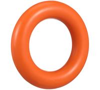 Milisten Anillo De Goma Natural para Juguete Resistente para Masticar para Limpiar Dientes y Fortalecer La Relación Mascota Naranja