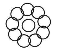 Milisten Anillos de Goma Epdm Diámetro Interior 76 Mm 10 Piezas para Cuencos Cojín de Sellado Resistente al Desgaste y Altas Temperaturas Grosor 7 Mm para Cuencos de Sonido