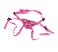 Milisten Arnés con Correa en La Ropa Interior con Ventosa Correa de Silicona en Juguetes Divertidos Modelo sin Tirantes Arnés de Cintura Bragas de Mujer Rosy