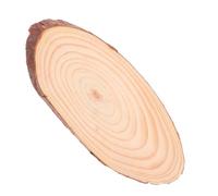 Milisten Astillas de Madera de Tilo para Tallar en Rebanadas Ovaladas sin Pintar, Ideales para Señalización y Decoración del Hogar