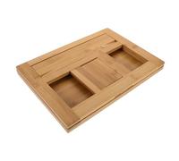 Milisten Atril soporte musical de mesa soporte para encimera de cocina porta recetas para mostrador soporte para libro de recetas para cocina soporte para libros de texto Bambú Beige