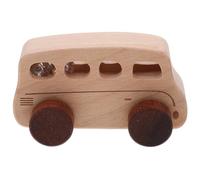 Milisten Autobús De Madera Educativo Juguete Novedoso Para Bebés De Autobús Simulado Juguete Madera