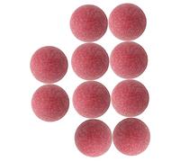 Milisten Balones de Fútbol de Mesa Mate 36 Mm Rojo 10 Piezas Plástico Repuesto para Futbolín Juego Interior Aficionados Recreo Escolar