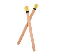 Milisten Baquetas de Madera con Punta de Goma Silenciosa, Par de Mazas para Batería Tamaño Estándar, Accesorios de Percusión para Principiantes y Práctica en Aula
