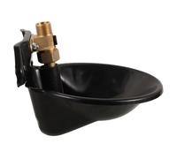 Milisten Bebedero Automático para Ganado y Vacas Válvula De Cobre, Tanque De Agua De Plástico Grueso para Uso Agrícola, Apto para Ovejas y Caballos, Sistema De Nivel Constante De Agua para