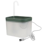 Milisten Bebedero Automático para Gatos 15 L Circulación Continua Dispensador de Agua Silencioso para Mascotas Pequeñas Cachorros y Gatitos Diseño Oscuro y Boquilla Cristal