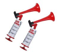 Milisten Bocina de Aire Manual para Eventos Deportivos 2 Piezas Bomba de Mano Colores Brillantes para Fiestas Sonido Fuerte Accesorio para Fanáticos