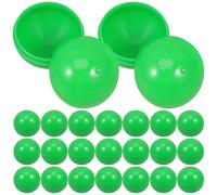 Milisten Bolas de Lotería de Pvc Reutilizable 3 Cm Abiertas para Sorteo 50 Unidades Verdes para Juegos de Entretenimiento y Actividades de Fiesta