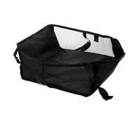 Milisten Bolsa Organizadora Para Cochecito y Carro, Malla Transpirable Negra 35x38 Cm, Accesorio Ligero Para Almacenamiento y Compras Asiento, Bolsa Portátil Para Ñiño y Paseante