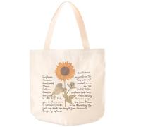 Milisten Bolsa Tote de Lona Estampado Floral, Bolso de Mano Reutilizable para Mujer y Niña, Bolsa de Compras Ecológica y Ligera, Adecuado para Supermercado, Escuela y Uso Diario