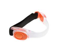 Milisten Brazalete LED Luminoso Naranja para Running Pulsera y Tobillera Reflectante Flexible y Ligera para Seguridad Deporte y