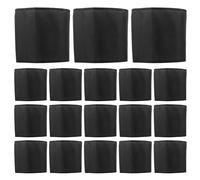 Milisten Brazaletes Funerarios Negros de Luto 20 Piezas sin Texto Brazalete de Oración Funerario para Ceremonia de Muerte para Conmemoración y Funerales