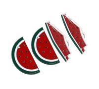 Milisten Broche De Esmalte De Sandía y Pin De Sandía Palestina, Accesorios De Moda Divertidos, Metal Duradero, Conjunto 4 Piezas Para Mujer, Uso Diario y Fiesta, Tamaño Pequeño y Color Rojo-verde