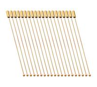 Milisten Broches de Joyería Largos de Metal 90 Mm, 20 Piezas Alfileres con Tapón para Sujeción Segura en Ropa Gruesa, Ideales para Bufandas, Sombreros y Ramilletes