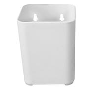 Milisten Caja de Almacenamiento Adhesiva sin Taladro para Pared, Portalápices Multifunción de Pp, Color Beige Claro, Organizador Creativo para Oficina, Escuela y Hogar, Estante Práctico