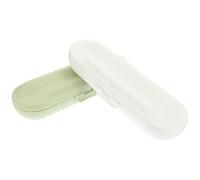 Milisten Caja de cepillo de dientes 2 unids Contenedor de cepillo de dientes eléctrico Caja de cepillo de dientes a prueba de polvo