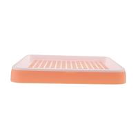 Milisten Caja De Entrenamiento para Conejos y Pequeños Animales Inodoro Base Filtrante Accesorio para Hámster Chinchilla y Cobayas Diseño Antideslizante y De Limpiar