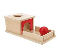 Milisten Caja de Juguete Interactiva de Madera para Educativo y de Bolas para Bebés Desarrollo Social y Habilidades de Comunicación para Actividades