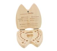 Milisten Caja para Guardar Dientes de Leche Caja de Dientes Personalizada para Guardar Memorias Niñez