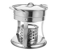 Milisten Caldera De Acero Inoxidable Fondue Chino Estufa Portátil para Cocina Doméstica Uso Multifuncional para Sopa y Fondue