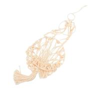 Milisten Cama Colgante para Gatos Boho Tejida Mano con Cuerda de Algodón Diseño Semi Cerrado Transpirable para y Seguridad Nido de Mascota Acogedor para