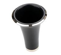 Milisten Campana de Clarinete Portátil Calidad de Sonido Excepcional Negra de Plástico y Repuesto Resistente para Principiantes para Instrumentos Musicales