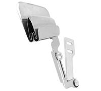 Milisten Carpeta Pequeña de Metal para Máquina de Coser Industrial, Plegadora de Bordes Doble Capa para Costura, Accesorio para Encuadernación y Doblado de Tela, Uso Doméstico y